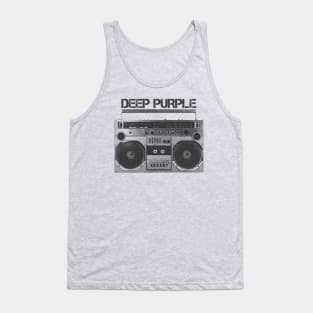 Deep Purple / Hip Hop Tape Tank Top